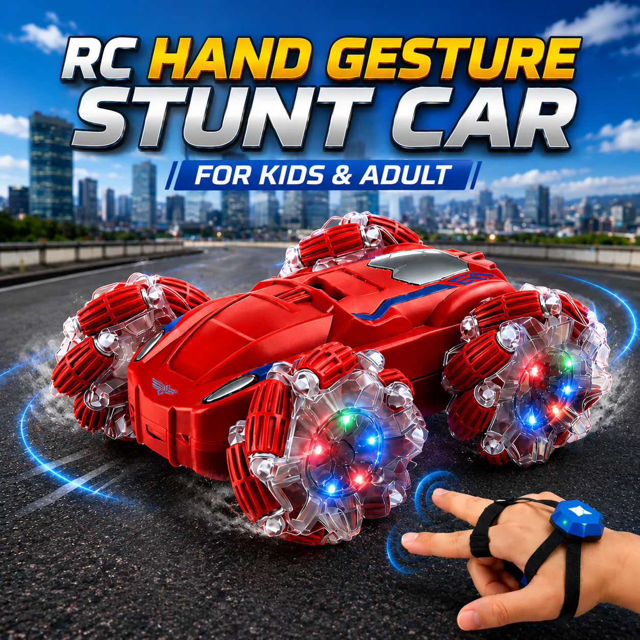 Hand Gesture Stunt Car